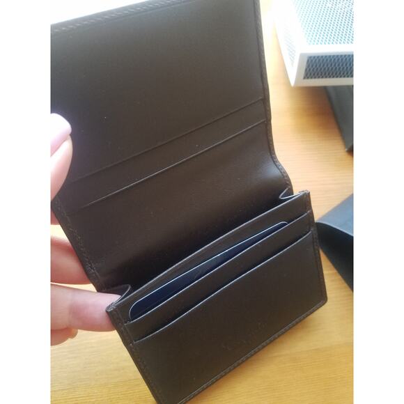 Chopard Brown Leather Bifold ID Card Holder Wallet II Classico N5 Made In ITALY - Picture 4 of 7